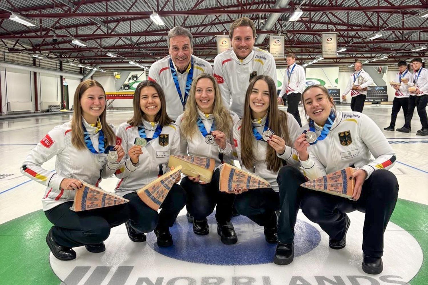 vlnr: Holger Höhne, Klara Fomm, Analena Jentsch, Mia Höhne, Emira Abbes, Daniela Jentsch